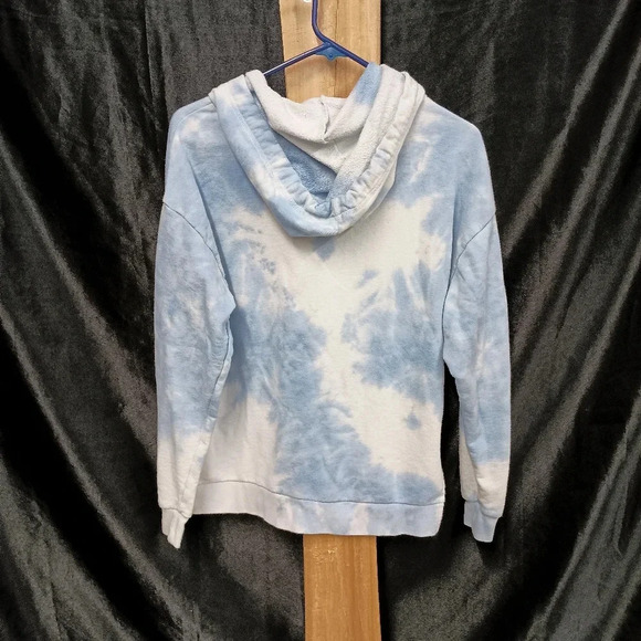 Pink Victoria's secret Extra small blue and white tie dye zip up hoodie - Picture 6 of 7